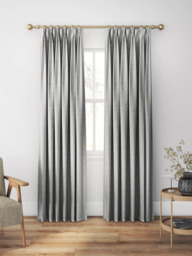 William Morris At Home Willow Woven Made to Measure Curtains or Roman Blind, Iron - thumbnail 5