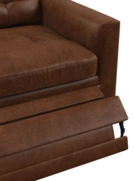 John Lewis Draper II Motion Large 3 Seater Leather Sofa, Light Leg - thumbnail 6