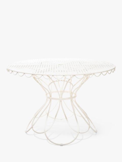Business & Pleasure Co. Al Fresco Round Garden Dining Table, 120cm, White - image 1