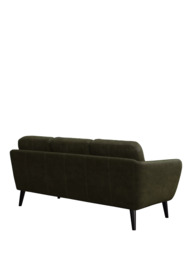 John Lewis Arlo Large 3 Seater Leather Sofa, Dark Leg - thumbnail 4