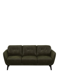 John Lewis Arlo Large 3 Seater Leather Sofa, Dark Leg - thumbnail 5