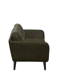 John Lewis Arlo Large 3 Seater Leather Sofa, Dark Leg - thumbnail 3