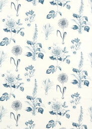 Clarke & Clarke Roseraie Made to Measure Curtains & Roman Blind, Midnight - thumbnail 1