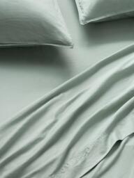 John Lewis Washed Organic Cotton Flat Sheet - thumbnail 1