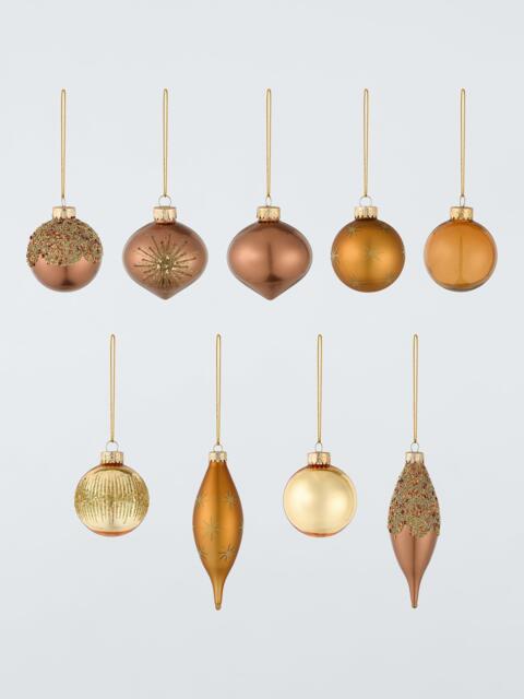 John Lewis Glass Baubles, Box of 20, Gold - image 1