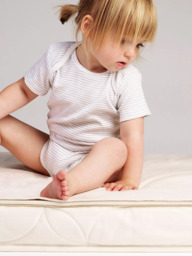 The Little Green Sheep Waterproof Cotbed Mattress Protector - thumbnail 5