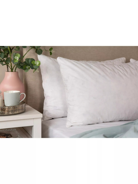 Snuggledown Natural Duck Feather and Down Standard Pillow, Soft/Medium - image 1