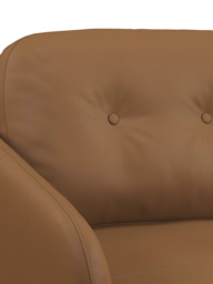 John Lewis Arlo Small 2 Seater Leather Sofa, Light Leg - thumbnail 6