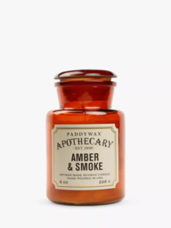 Paddywax Apothecary Amber Smoke Scented Candle, 226g - thumbnail 2