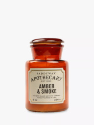 Paddywax Apothecary Amber Smoke Scented Candle, 226g - thumbnail 1