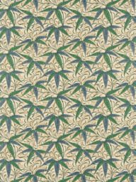 Morris & Co. Bamboo Made to Measure Curtains or Roman Blind, Thyme/Artichoke - thumbnail 1