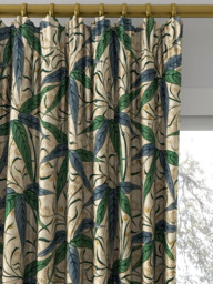 Morris & Co. Bamboo Made to Measure Curtains or Roman Blind, Thyme/Artichoke - thumbnail 2