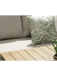 Bramblecrest RHS Wisley 7-Seater Garden L-Shaped Sofa Set with Height Adjustable Table, Sage - thumbnail 3