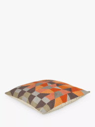 John Lewis Stack Cushion, Orange / Grey - thumbnail 4
