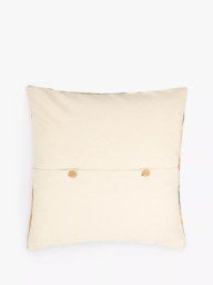 John Lewis Stack Cushion, Orange / Grey - thumbnail 3