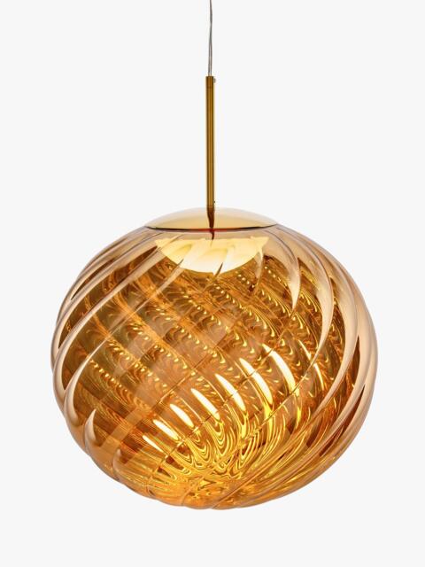 Tom Dixon Whirl Large Glass Pendant Ceiling Light, Gold - image 1