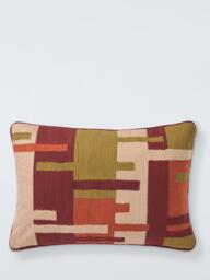 John Lewis Corded Geo Rectangular Cushion - thumbnail 1