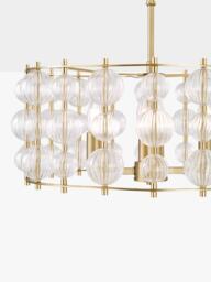 Där Yuridia Pendant Ceiling Light, Gold - thumbnail 4