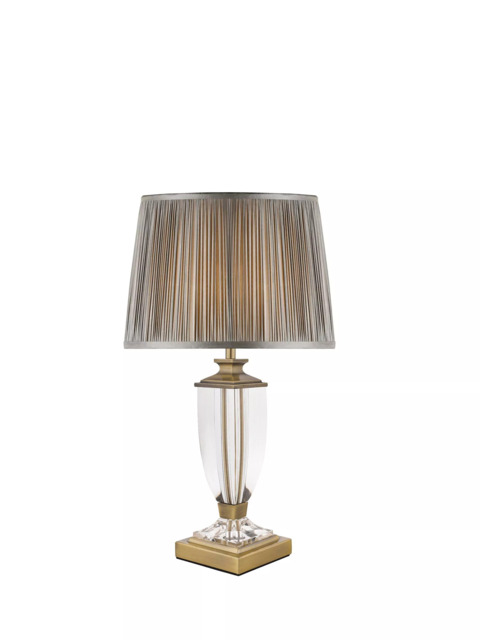 Laura Ashley Carson Petite Crystal Table Lamp,  Brass - image 1