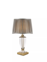Laura Ashley Carson Petite Crystal Table Lamp,  Brass - thumbnail 1