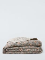 John Lewis Marigold Quilt, Grey Mid - thumbnail 4