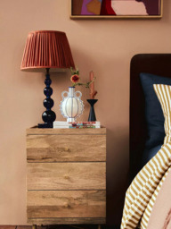 Swoon Halle 3 Drawer Bedside Table, Natural Oak - thumbnail 2