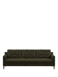 John Lewis Draper II Grand 4 Seater Leather Sofa, Dark Leg - thumbnail 5