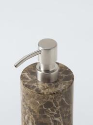 John Lewis Marble Soap Dispenser, Brown - thumbnail 2