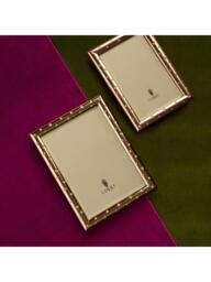 L'OBJET Stars Photo Frame with Swarovski Crystals, Gold Plated - thumbnail 2