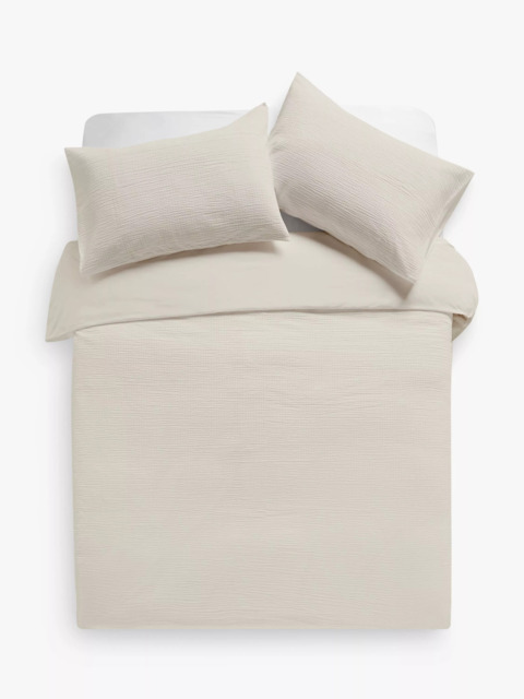 John Lewis Cotton Seersucker Duvet Cover Set - image 1