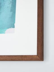 John Lewis Susan McDonald 'Take Pleasure' Framed Print & Mount, 82.5 x 62.5cm, Blue - thumbnail 2