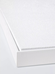 John Lewis 'Modernist' Large Framed Hand Painted 3D Canvas, Set of 2, 140 x 100cm, White - thumbnail 3