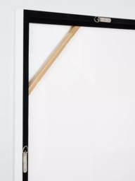 John Lewis 'Modernist' Large Framed Hand Painted 3D Canvas, Set of 2, 140 x 100cm, White - thumbnail 4