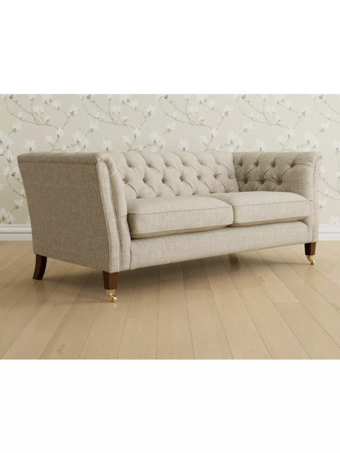 Laura Ashley Chatsworth Medium 2 Seater Sofa, Teak Leg - image 1