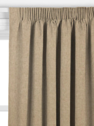 John Lewis Cotton Blend Made to Measure Curtains or Roman Blind, Sandstone - thumbnail 2