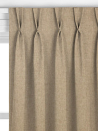 John Lewis Cotton Blend Made to Measure Curtains or Roman Blind, Sandstone - thumbnail 4