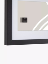 "John Lewis Box Photo Frame & Mount, 3 Photo, 7 x 5"" (18 x 13cm), Black" - thumbnail 2