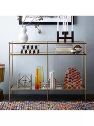 west elm Terrace Console Table, Antique Brass - thumbnail 2