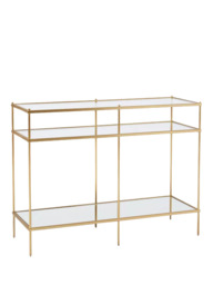 west elm Terrace Console Table, Antique Brass - thumbnail 1