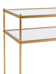 west elm Terrace Console Table, Antique Brass - thumbnail 4