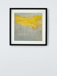 John Lewis Ele Pack 'Yellow Songbird' Framed Print & Mount, 52 x 52cm, Yellow - thumbnail 1