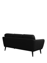 John Lewis Arlo Large 3 Seater Leather Sofa, Dark Leg - thumbnail 4