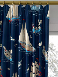 Disney Home x Sanderson Donald Duck Made to Measure Curtains or Roman Blind, Night Fishing - thumbnail 2