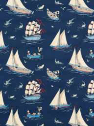 Disney Home x Sanderson Donald Duck Made to Measure Curtains or Roman Blind, Night Fishing - thumbnail 1