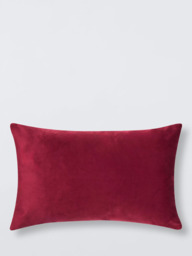 John Lewis Rectangular Velvet Cushion - thumbnail 1