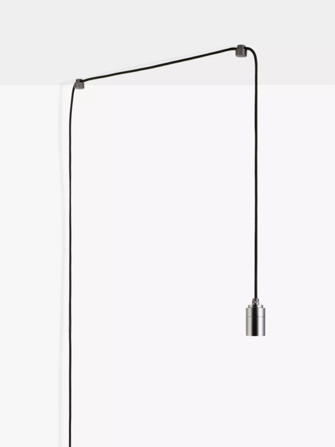 Tala Graphite Plug-in Portable Pendant Light, Grey - image 1
