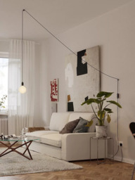 Tala Graphite Plug-in Portable Pendant Light, Grey - thumbnail 6