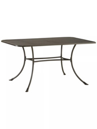 John Lewis Henley by KETTLER 6-Seater Rectangular Garden Dining Table, 160cm, Iron Grey - thumbnail 1