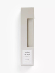 John Lewis Sentiments Calm Unscented Dinner Candles, Pack of 4 - thumbnail 1