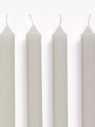 John Lewis Sentiments Calm Unscented Dinner Candles, Pack of 4 - thumbnail 3